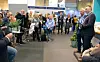 Trøndelagsstanden ble åpnet av fylkesordfører Tore O. Sandvik og leder i hovedutvalget for næring Terje Sørvik.