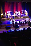 Kolvereid skolekorps har mye god musikk, her i kinosalen på Kolvereid.