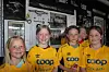 Nora Engelsen, Jenny Storsul, Martine Dille og Alma Hestø Lauritzen gleder seg til en ny fotballsesong, nå med nye drakter.