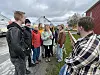 Nye spørsmål diskuteres under veis i løypa.