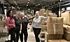 - Det blir stas å ta i mot kundene, sier butikksjef Anita Williksen, Ann Kristin Sørheim, Hilde Paulsen og Carina Øvereng som nå jobber på spreng for å ha alt klart til åpningen.