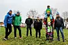 Dette skal bli en park for små og store, sier Glenn Are Moe, Johnny Grønnbeck, Sunniva Nicolaissen og Anniken Setran fra Sparebank 1 SMN sammen med Ståle Valø fra Rørvik Vel, Tomas Strand, Charlotte Ofstad og Mathias Oskar Williksen fra Heimen barnehage som gleder seg til å ta parken i bruk.