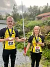 William Strøm Johansen og Signe Flasnes høstet inn mange medaljer sist søndag.