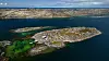 Det skulle være boltreplass nok for storfamilien på Omnholman 1, med sine 41 463 m2.