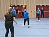 Miljøarbeider Ahmad Moussa er en av de som er med på Rørvik skoles kanonballag.