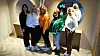 Julie Iversen Nubdal, Maria Haug, Linda Lysfjord, Linda Torstad og Nina Møllevik ønsker Agathons kunder velkommen i nye lokaler.