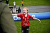 En fornøyd Rørvik-spiller jubler etter å ha satt ballen i mål.