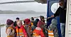 Øivind Pettersen ønsker barnehagebarna velkommen til Rørvik Fiskemat