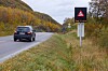 Det ble målt 16 m/s ved Nærøysundbrua i ettermiddag.
