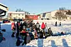 Mange tok turen til området ved skolen for å være med på aktivitetene.