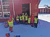 Barna i Baltazar barnehage i Gravvik er fornøyde med nye lokaler.