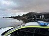 Politiet var på Leka-besøk søndag.
