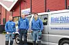 Daglig leder Geir Inge Pettersen (i midten) har drevet Bindal Elektro i åtte år, og nå trenger bedriften større plass. På bildet er han flankert av Øyvind Alstad (t.v.) Espen Håpnes (t.h.)