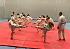 Sparketrening med god veiledning fra sensei og hjelpeinstruktører.