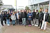 Denne gangen kom det en stor gruppe fra flyktningetjenesten og voksenopplæringen for å være med på stavgang.