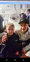 Det var en stor dag da sjuåringen fikk møte Mike Jensen og resten av Rosenborg-laget.
