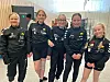 Andrea, Thea, Pernille, Wilma og Anja synes det er artig å være med på turn.