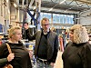 Leder Lill Harriet Sandaune i Trøndelags hovedutvalg for utdanning, og Nærøysunds varaordfører Terje Settenøy får grundig innføring om Ytre Namdal vgs og behovene i regionen fra rektor Anita Frelsøy.