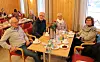 Fra venstre: Åge Nygård, Edgar Normann, Arnhild Nygård og Ellen Holm. Edgar forteller at baptistkirken er som hans andre hjem.