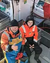 Bjørn Olav Myhre og Vilje Kristiansen ble gode kollegaer på Lofotfisket.