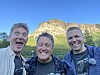 Fra venstre: Trond Gunnar Skillingstad, Espen Farstad og Jo Inge Breisjøberget i Jakt- og fiskepodden.