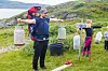 Ole Petter Helmersen (35) med Noah (1) i meisen konkurrerte mot Nora Høgenhaug (8). Hvem som vant forblir en hemmelighet.