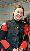 Thea Sørenmo ble samlagsmester i eldre rekrutt. Arkivfoto