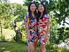 Heidi og Christine bruker stort sett hele sommerferien sammen, hvert år.