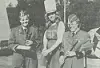 Lill Hege Mauset, Ann Kristin Berg og Ann Kristin Blikø spilte i Værum musikkorps som defilerte åpningsdagen.