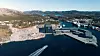 Slik vil Purkholmen maritime industripark i Nærøysundet se ut om noen år. MOEN er nå i ferd med å bygge verdens første arktiske tørrdokk (til venstre på bildet). Illustrasjonsfoto