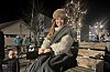 Karoline Brækkan kjørte hest og kjerre gjennom sentrum, til glede for både små og store.