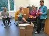 Også lærerne er bitt av basillen: Tor Gunnar Venås, Irene Arnøy, Siri Finnestrand og Ingrid Wahl.
