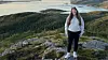 Lauren Vance fikk oppleve den trønderske kystnaturen på nært hold under oppholdet i Ytter Namdalen.
