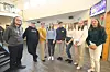 Gruppa Bravo klare for legge fram sin rapport fra søppelaksjonen: Torstein Fasing, Vendel Schjelderup, Kristinn Rafn Bjarnason, Signe Myrvang, Mats Roar Pedersen, Elene Sørli Broom, Aurora Johanna Langfors Åsli og Kaja Ingebrigtsen Jarmund.