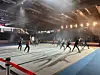Rørvik Gym og Turn på lørdagens øving.