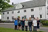 Syv av ti elever som skal begynne på Val barne- og ungdomsskole til høsten. Fra venstre: Mathias Gagnat, Lars Sandneseng, Magnus Gagnat, Gabriel Moe, Thedor Moe, Levi de Vries og Malte Faustmann.