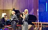 Marit Lorentzen og Kine Westvik i Rørvik kirke.