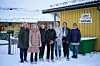 Fra venstre: Lærer Anita Sørhaug, Malin Heimsvik Svarva, Maria Valan, Nina Cecilie Flaat, Malin Jeanette Dahle Engen, Hedda Margrethe Støver og lærer Sylva Iversen.