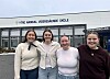 Haldis Blikø, Nora Olsen, June Støver og Thea Sørenmo i russekullet ved Ytre Namdal videregående skole håper å samle inn minst 100 000 kroner til Kreftforeningen – og er villige til å gå langt for å få det til.