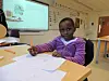 Asifiwe Reponse er fra Kongo, og hun er kjempeflink til å tegne.