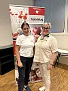 Marit Dille og Marianne H. Stene i Nasjonalforeningen Nærøysund demensforening.