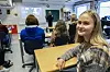 Eva Holm Skillingstad går på VG1 studiespesialisering og likte godt å høre om mulighetene for høyere utdanning.