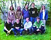 Bak fra venstre: Nina Hunnestad, Lisa Fjukstad, lærer Paul Woxeng Sollid, Bjørn Erik Johansen, Karianne Lillesul. Foran fra venstre: Øyvind Pettersen, Terje Sæternes, Siw Iren Hatland, Geir Inge Johansen.