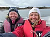 Anne Mette Haugan (til venstre) og Renate Strand er to damer som vet å sette Nærøysund på kartet.