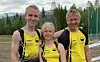 Markus (t.v), Signe og Jonas Flasnes var godt fornøyd med endelig å kunne få testet sine ferdigheter i konkurranse igjen.
