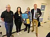 NAV-koordinator Anders Røsæg, enhetsleder for institusjon i Nærøysund kommune Tove Severeide, fylkeskoordinator i Trøndelag Nord hos Menn i helse Kirsten Ulriksen Skogseth og ordfører Amund Hellesø håper flere menn melder sin interesse for å jobbe innen helsevesenet.