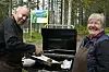 Trond og Tone Nubdal laget mat til alle.