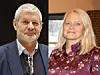 Kommunedirektør Karl-Anton Swensen og kommunalsjef oppvekst og familie Kirsti S. Fjær