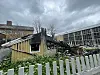 Kjøpmannsgata 9 brant helt ned til grunnen den 11. januar. Nå pålegges etterkommerne av registrert eier å fjerne restene og rydde tomta.