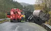 Uhellet var forholdsvis udramatisk, og påvirket trafikken i én retning. Under berginga ble det noe ventetid ffor passerende trafikk.